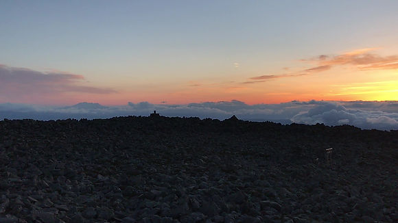 【日の入り】蓼科山頂からの大パノラマ展望